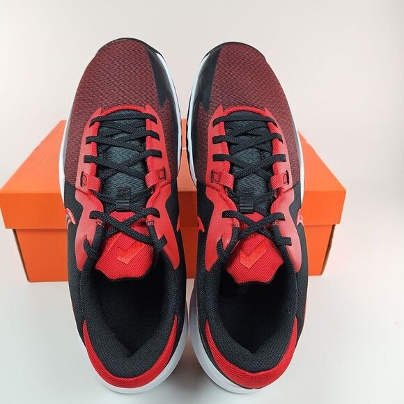 Nike Precision VI 6 Shoes Black University Red Gym Red DD9535-002 Mens Size 11.5 - Picture 4 of 6